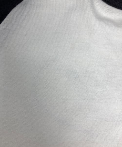 RADIALL（ラディアル）RADIALL (ラディアル) OVAL - CREW NECK RAGLAN SHIRT 3Q/S ホワイト サイズ:Lの古着・服飾アイテム