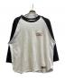 RADIALL（ラディアル）の古着「OVAL - CREW NECK RAGLAN SHIRT 3Q/S」｜ホワイト