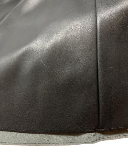 upper hights（アッパーハイツ）upper hights (アッパーハイツ) フェイクレザースカート/201D00102BLK ブラック サイズ:1の古着・服飾アイテム