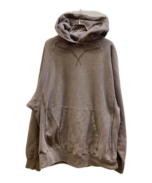 SUGARHILL（シュガーヒル）SUGARHILL (シュガーヒル) PIGMENT DYE HOODIE ブラウン サイズ:3の古着・服飾アイテム