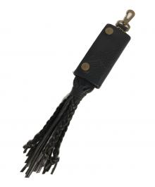 blackmeans（ブラックミーンズ）の古着「フリンジレザーキーケース」｜ブラック