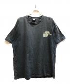 stussyステューシー）の古着「80‘sプリントTシャツ」｜ブラック