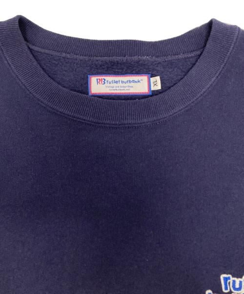 Russet Burbank（ラセット バーバンク）russet burbank (ラセット バーバンク) クルーネックスウェット ネイビー サイズ:XLの古着・服飾アイテム