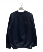 700FILL×DISCUSセブンハンドレッドフィル×ディスカス）の古着「ロゴスウェット」｜ブラック