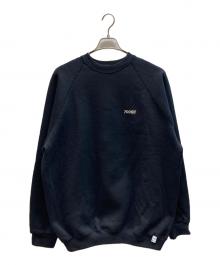 700FILL×DISCUS（セブンハンドレッドフィル×ディスカス）の古着「ロゴスウェット」｜ブラック