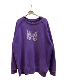 Needles（ニードルズ）の古着「CREW NECK SWEAT」｜パープル