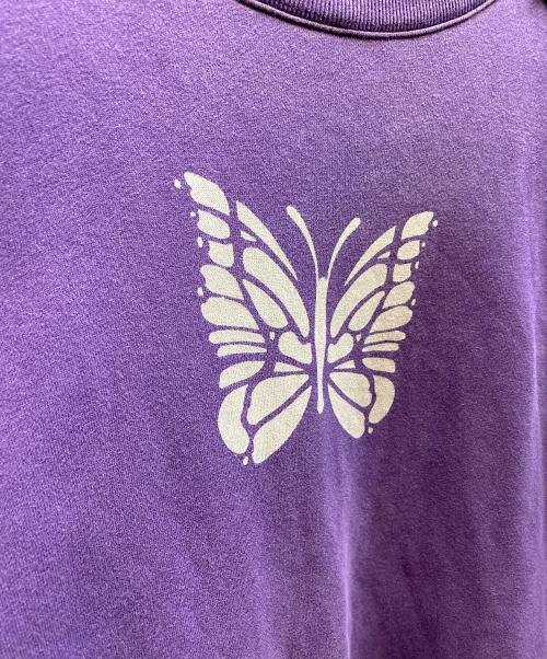 Needles（ニードルズ）Needles (ニードルズ) CREW NECK SWEAT パープル サイズ:Mの古着・服飾アイテム