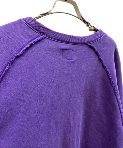 Needles（ニードルズ）Needles (ニードルズ) CREW NECK SWEAT パープル サイズ:Mの古着・服飾アイテム