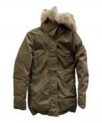 Pyrenexピレネックス）の古着「BORDEAUX Logo Down Jacket」｜オリーブ