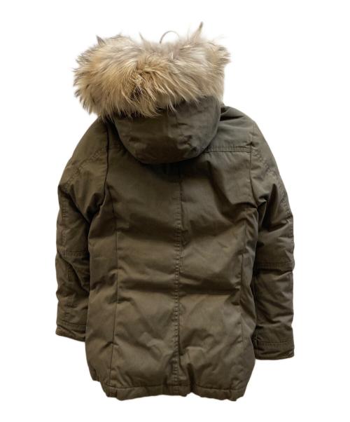 Pyrenex（ピレネックス）Pyrenex (ピレネックス) BORDEAUX Logo Down Jacket オリーブ サイズ:34の古着・服飾アイテム