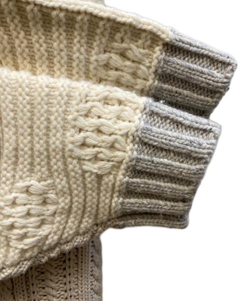 SUPREME（シュプリーム）SUPREME (シュプリーム) Patchwork Cable Cardigan ベージュ サイズ:Lの古着・服飾アイテム