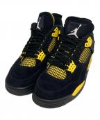 NIKEナイキ）の古着「エアジョーダン4 レトロ」｜ブラック