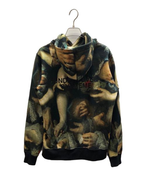 SUPREME（シュプリーム）Supreme (シュプリーム) UNDERCOVER (アンダーカバー) Hooded Sweatshirt ブラック×ベージュ サイズ:Sの古着・服飾アイテム