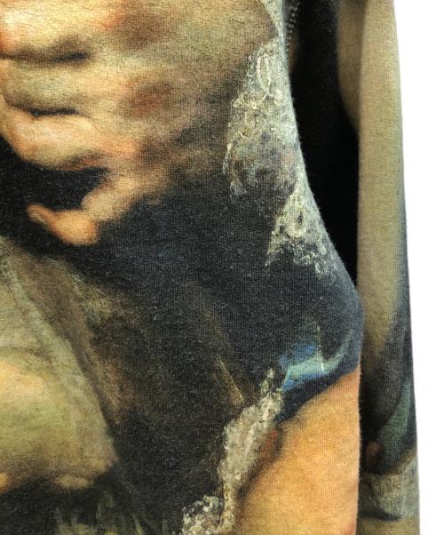 SUPREME（シュプリーム）Supreme (シュプリーム) UNDERCOVER (アンダーカバー) Hooded Sweatshirt ブラック×ベージュ サイズ:Sの古着・服飾アイテム