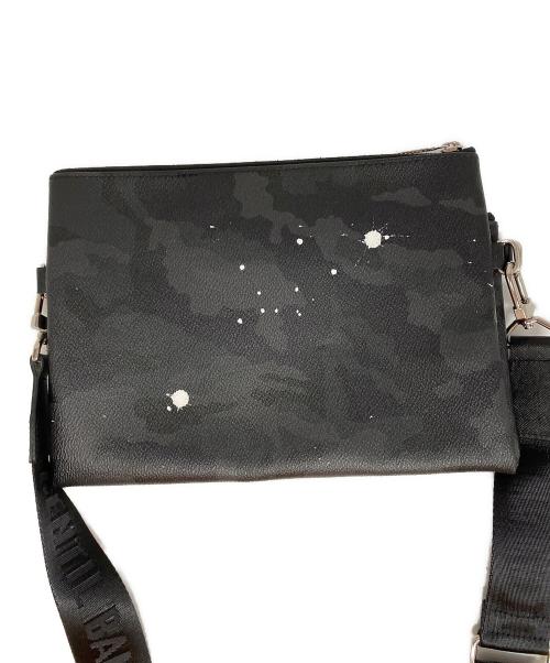 Gentil Bandit（ジャンティバンティ）Gentil Bandit (ジャンティバンティ) ダブルショルダーバッグ ブラックの古着・服飾アイテム