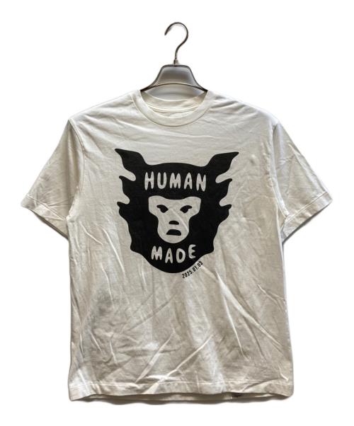 HUMAN MADE（ヒューマンメイド）HUMAN MADE (ヒューマンメイド) プリントTシャツ ホワイト サイズ:Mの古着・服飾アイテム