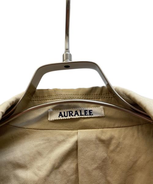AURALEE（オーラリー）AURALEE (オーラリー) FINX HARD TWIST GABARDINE BLOUSON ベージュ サイズ:4の古着・服飾アイテム