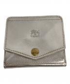 IL BISONTEイル ビゾンテ）の古着「2つ折り財布」｜シルバー