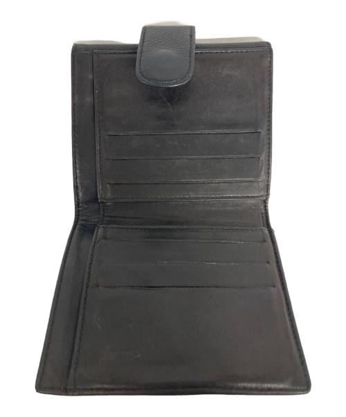 CHANEL（シャネル）CHANEL (シャネル) キャビアスキンココマーク2つ折り財布 ブラックの古着・服飾アイテム