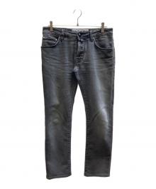 JACOB COHEN（ヤコブコーエン）の古着「デニムパンツ」｜ブラック