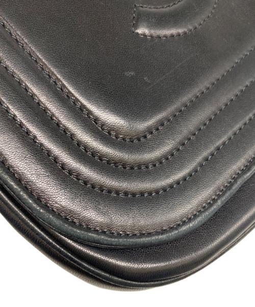 CHANEL（シャネル）CHANEL (シャネル) ココマーク ラムスキンチェーンショルダーバッグ ブラックの古着・服飾アイテム