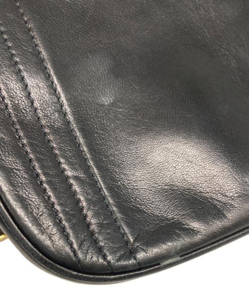 CHANEL（シャネル）CHANEL (シャネル) ココマーク ラムスキンチェーンショルダーバッグ ブラックの古着・服飾アイテム