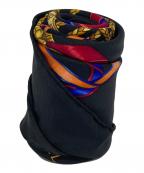 HERMESエルメス）の古着「馬のリボンシルクスカーフ」｜ブラック