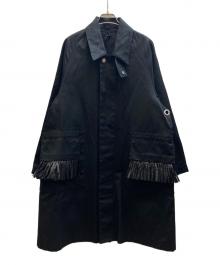 OUAT（オーユーエーティー）の古着「モーターサイクルコート」｜ブラック