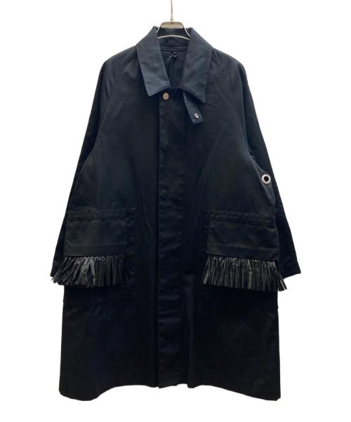 OUAT（オーユーエーティー）OUAT (オーユーエーティー) モーターサイクルコート ブラックの古着・服飾アイテム