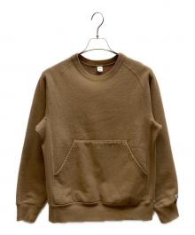 ENDS and MEANS（エンズアンド ミーンズ）の古着「カンガルーポケットスウェット」｜ベージュ