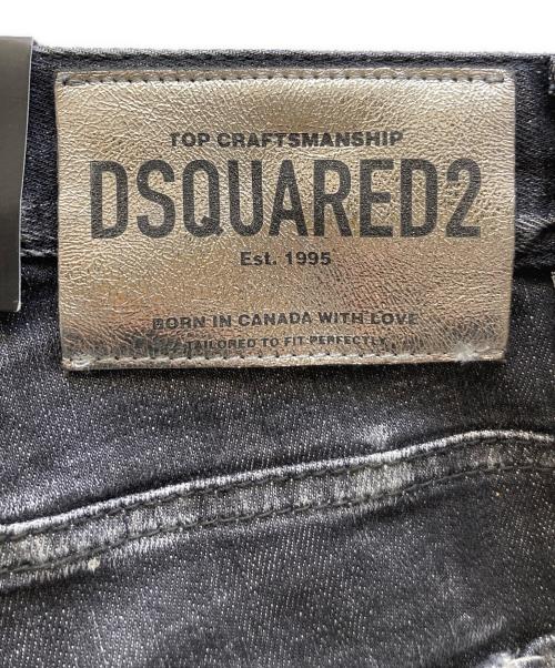 DSQUARED2（ディースクエアード）DSQUARED2 (ディースクエアード) ANNIVERSARY SUPER LOW JEANS ブラック サイズ:50 未使用品の古着・服飾アイテム