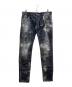DSQUARED2（ディースクエアード）の古着「ANNIVERSARY SUPER LOW JEANS」｜ブラック