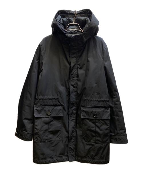 BURBERRY BLACK LABEL（バーバリーブラックレーベル）BURBERRY BLACK LABEL (バーバリーブラックレーベル) モッズコート ブラック サイズ:Mの古着・服飾アイテム