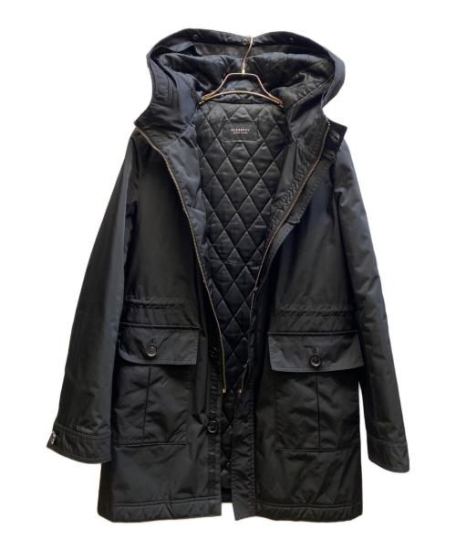 BURBERRY BLACK LABEL（バーバリーブラックレーベル）BURBERRY BLACK LABEL (バーバリーブラックレーベル) モッズコート ブラック サイズ:Mの古着・服飾アイテム
