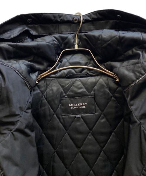 BURBERRY BLACK LABEL（バーバリーブラックレーベル）BURBERRY BLACK LABEL (バーバリーブラックレーベル) モッズコート ブラック サイズ:Mの古着・服飾アイテム