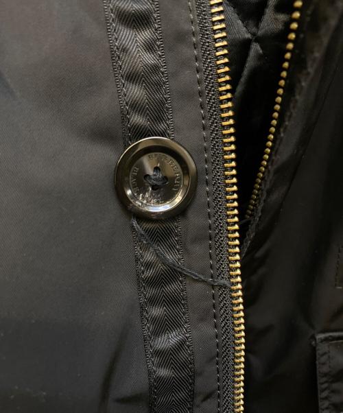 BURBERRY BLACK LABEL（バーバリーブラックレーベル）BURBERRY BLACK LABEL (バーバリーブラックレーベル) モッズコート ブラック サイズ:Mの古着・服飾アイテム