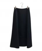 EVERYDAY I LIKE.エヴリデイ アイ ライク）の古着「ボンディング フレアスカート」｜ブラック