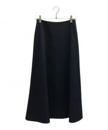 EVERYDAY I LIKE.（エヴリデイ アイ ライク）の古着「ボンディング フレアスカート」｜ブラック