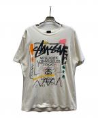 stussyステューシー）の古着「Tシャツ」｜ホワイト