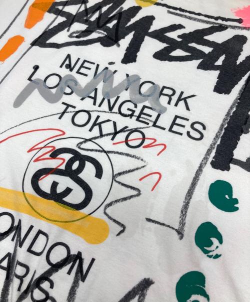 stussy（ステューシー）stussy (ステューシー) Tシャツ ホワイト サイズ:Mの古着・服飾アイテム