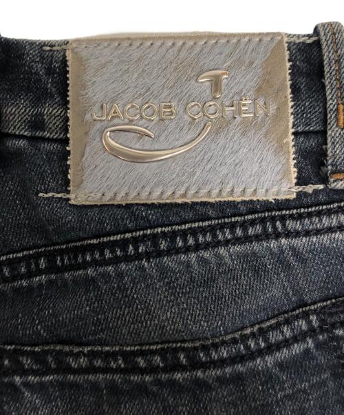 JACOB COHEN（ヤコブコーエン）JACOB COHEN (ヤコブコーエン) ハラコパッチデニムパンツ インディゴ サイズ:28の古着・服飾アイテム