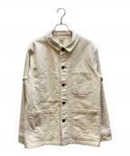 F.O.B FACTORYエフオービー ファクトリー）の古着「フレンチ モールスキン ジャケット」｜アイボリー