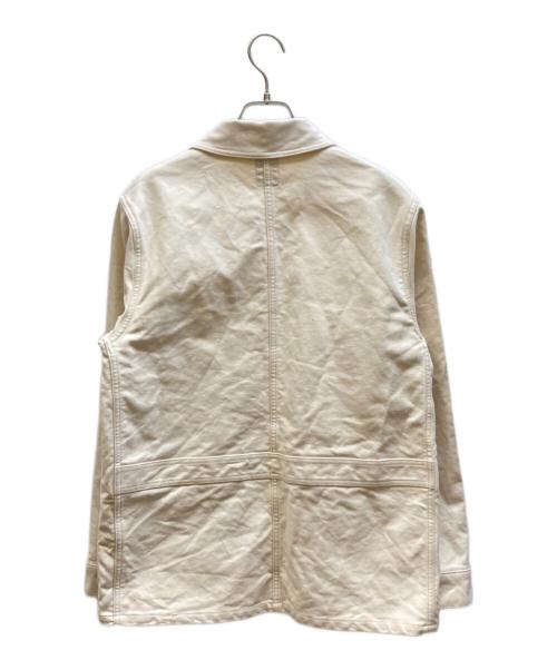 F.O.B FACTORY（エフオービー ファクトリー）F.O.B FACTORY (エフオービー ファクトリー) フレンチ モールスキン ジャケット アイボリー サイズ:2の古着・服飾アイテム