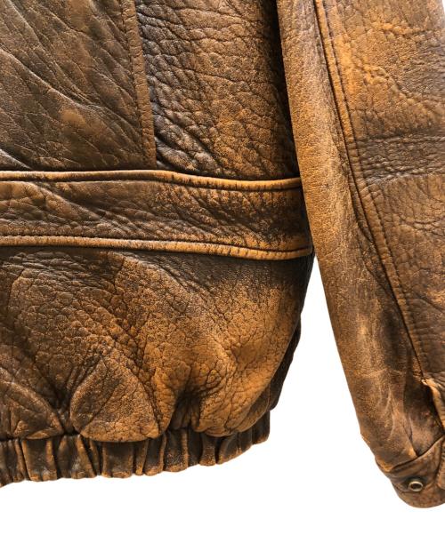 HARLEY-DAVIDSON（ハーレーダビッドソン）HARLEY-DAVIDSON (ハーレーダビッドソン) G-1フライトジャケット ブラウン サイズ:36の古着・服飾アイテム