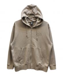 AVIREX（アヴィレックス）の古着「刺繍ロゴパーカー」｜ベージュ