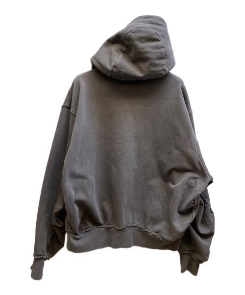 JOURNAL STANDARD（ジャーナルスタンダード）JOURNAL STANDARD (ジャーナルスタンダード) ラウンドスリーブ アシッドパーカ グレー サイズ:Mの古着・服飾アイテム