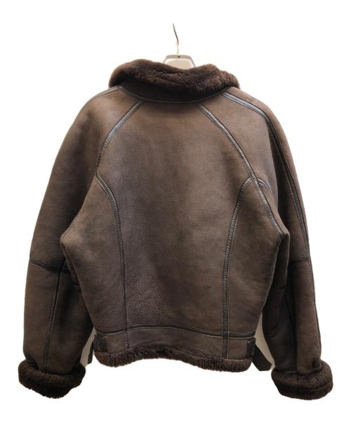 Wind Armor（ウィンドアーマー）Wind Armor (ウィンドアーマー) ムートンジャケット ブラウン サイズ:LLの古着・服飾アイテム