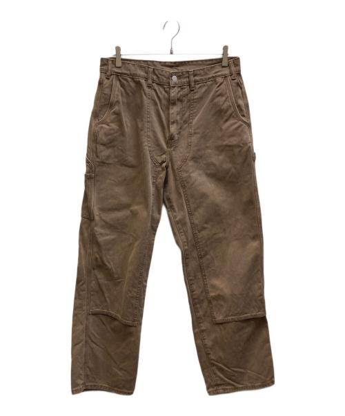 thisisneverthat（ディスイズネバーザット）thisisneverthat (ディスイズネバーザット) Cracked Carpenter Pant ブラウン サイズ:Lの古着・服飾アイテム