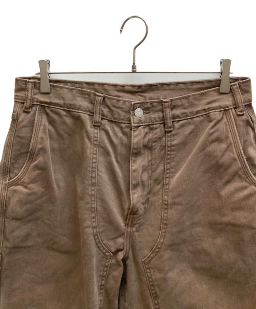 thisisneverthat（ディスイズネバーザット）thisisneverthat (ディスイズネバーザット) Cracked Carpenter Pant ブラウン サイズ:Lの古着・服飾アイテム