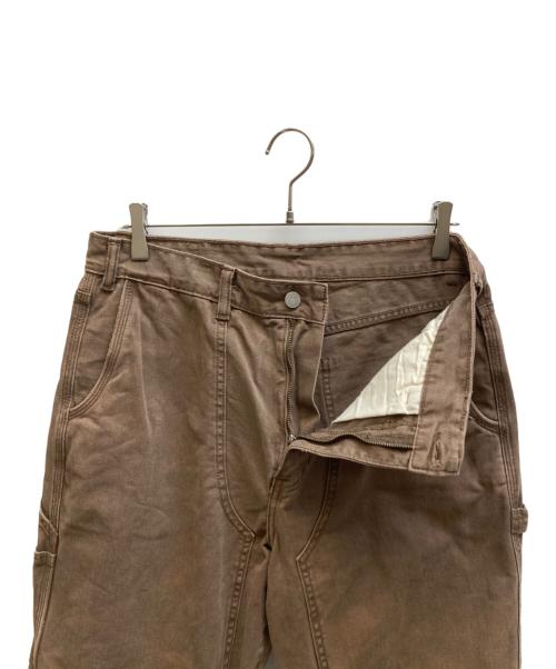 thisisneverthat（ディスイズネバーザット）thisisneverthat (ディスイズネバーザット) Cracked Carpenter Pant ブラウン サイズ:Lの古着・服飾アイテム